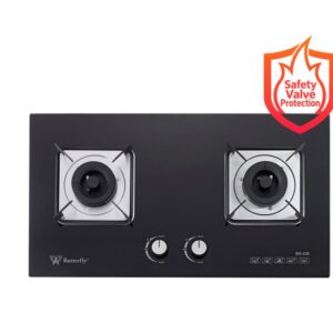 2 BURNER GLASS BUILT IN HOB [BG-228]