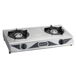 STAINLESS STEEL DOUBLE GAS STOVE [BGC-848]