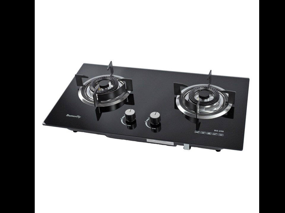 2 BURNER GLASS BUILT IN HOB [BG-25S] – Butterfly Malaysia