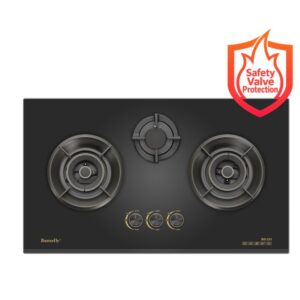 3 BURNER GLASS BUILT IN HOB [BG-331]