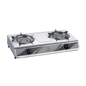 STAINLESS STEEL DOUBLE GAS STOVE [BGC-966]