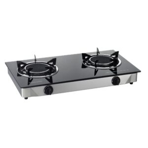 GLASS TOP DOUBLE GAS STOVE [BTG-2R]